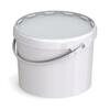 Bucket white with lid for face shields series 6000 and 7000